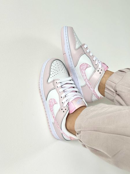 Nike Wmns Dunk Low 'Pink Paisley' G539-Рожевий-36 фото