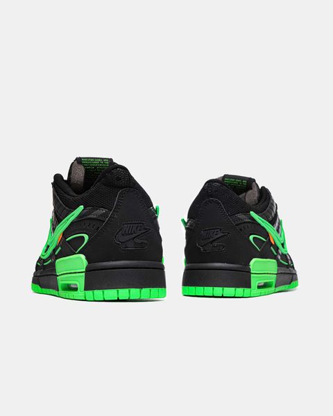 Кроссовки OFF-WHITE X NIKE AIR RUBBER DUNK GREEN STRIKE Offnr01-Зелений-36 фото