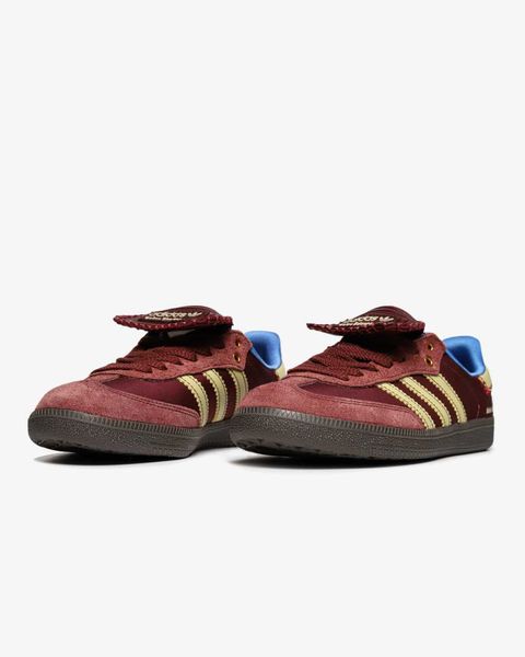 Adidas Wales Bonner x Samba Nylon 'Fox Brown' G228-Бордовий-36 фото