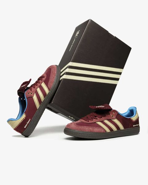 Adidas Wales Bonner x Samba Nylon 'Fox Brown' G228-Бордовий-36 фото