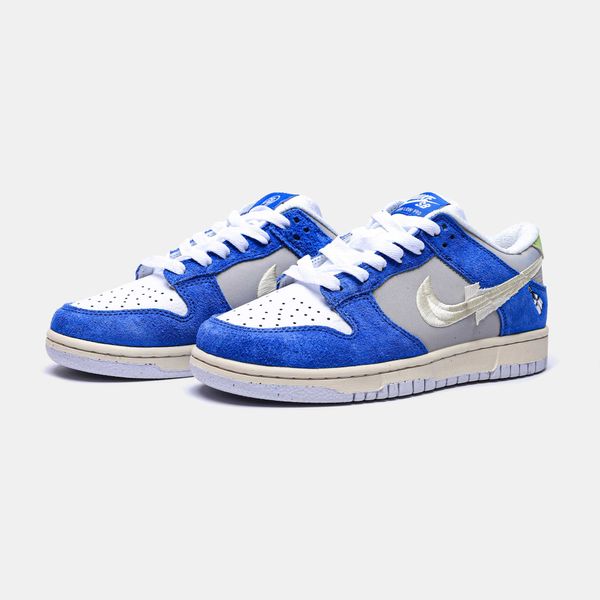 Fly Streetwear x Nike SB Dunk Low Pro 'Gardenia' G424-Синій-36 фото