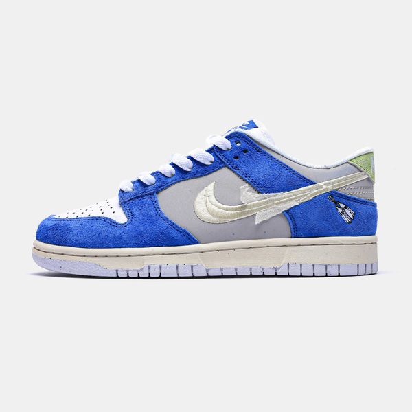 Fly Streetwear x Nike SB Dunk Low Pro 'Gardenia' G424-Синій-36 фото