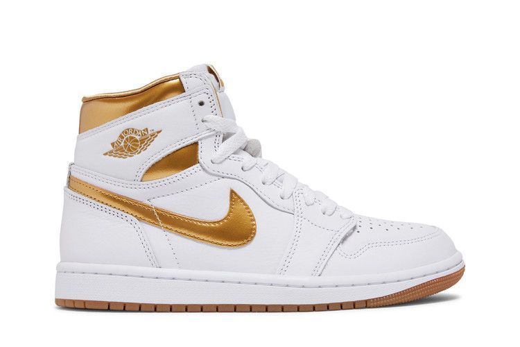 Wmns Air Jordan 1 Retro High OG 'Metallic Gold' FD2596 107 фото