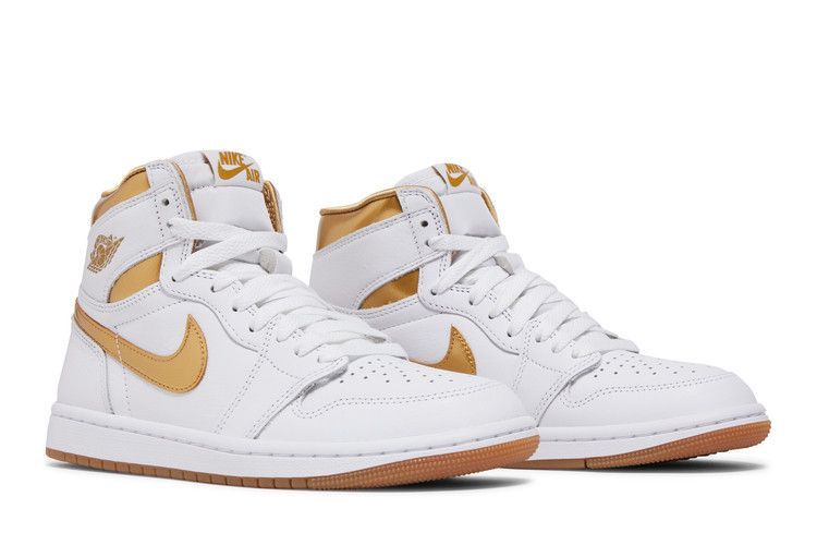 Wmns Air Jordan 1 Retro High OG 'Metallic Gold' FD2596 107 фото