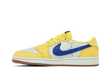 Travis Scott x Wmns Air Jordan 1 Retro Low OG SP 'Canary' DZ4137 700 фото