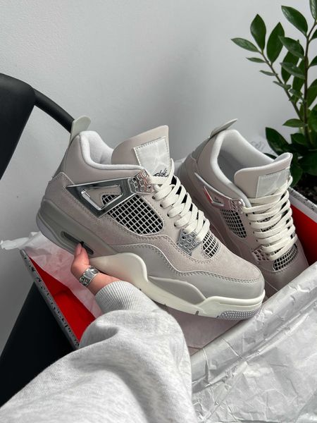 Air Jordan 4 Wmns Air Jordan 4 Retro 'Frozen Moments' box lux G219-Світло-сірий-36 фото