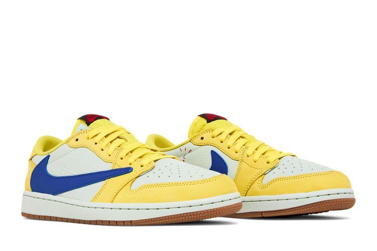 Travis Scott x Wmns Air Jordan 1 Retro Low OG SP 'Canary' DZ4137 700 фото