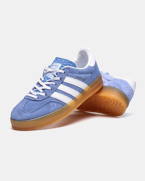 Adidas Wmns Gazelle Indoor 'Blue Fusion Gum' G485-Голубий-36 фото