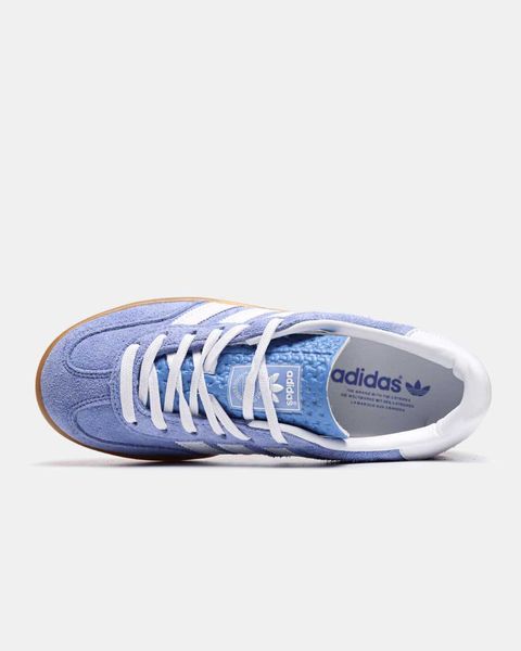 Adidas Wmns Gazelle Indoor 'Blue Fusion Gum' G485-Голубий-36 фото