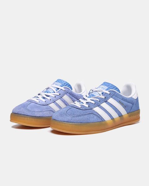 Adidas Wmns Gazelle Indoor 'Blue Fusion Gum' G485-Голубий-36 фото