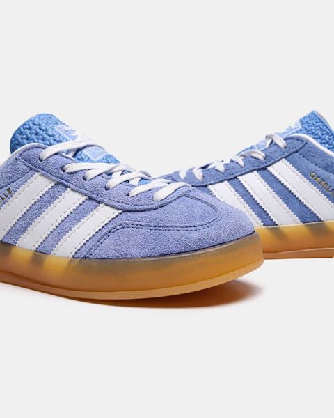 Adidas Wmns Gazelle Indoor 'Blue Fusion Gum' G485-Голубий-36 фото