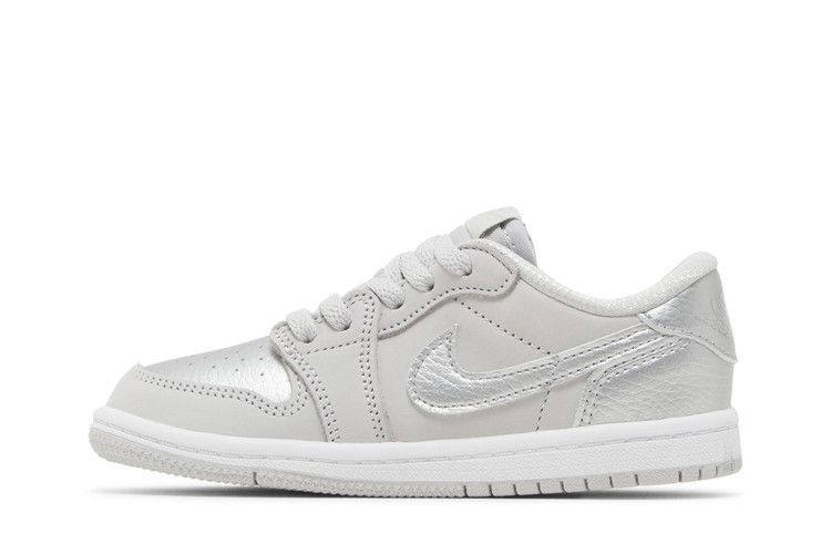 Air Jordan 1 Retro Low OG TD 'Metallic Silver' FQ5435 002 фото